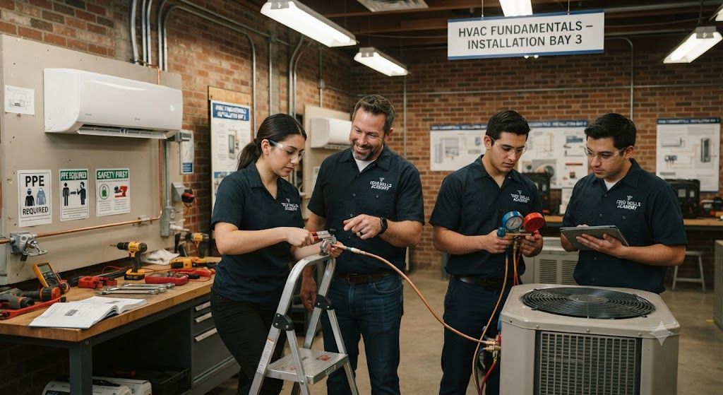Air conditioning installation for beginners