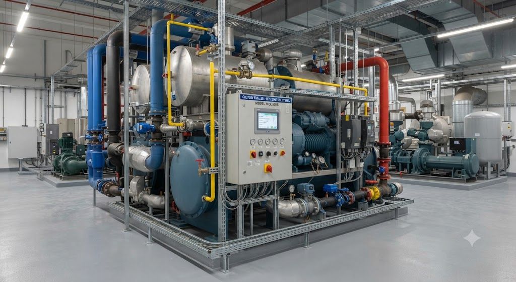 Custom built water-cooled chillers
