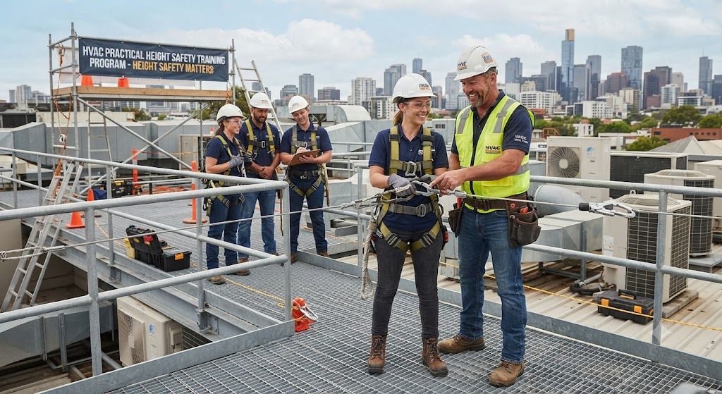 HVAC practical height safety training program