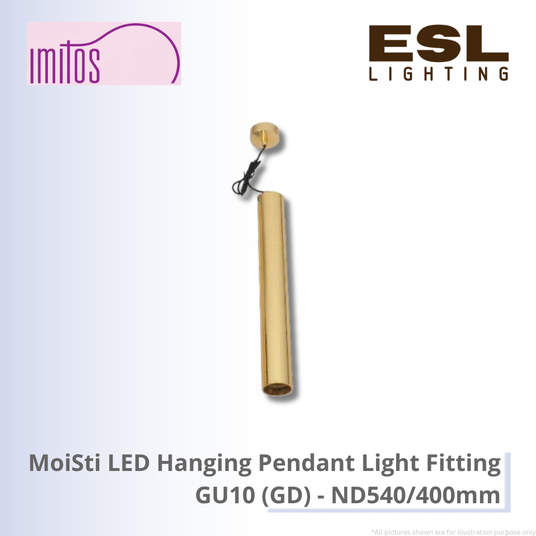 IMITOS MoiSti LED Hanging Pendant Light Fitting GU10 (GD) - ND540/400mm