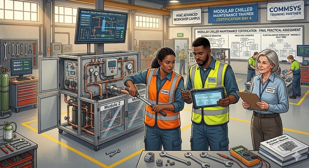 Modular chiller maintenance certification