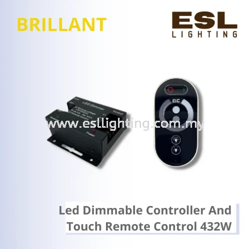 BRILLANT LED Dimmable Controller And Touch Remote Control 432W - BJI-LED DIMMER