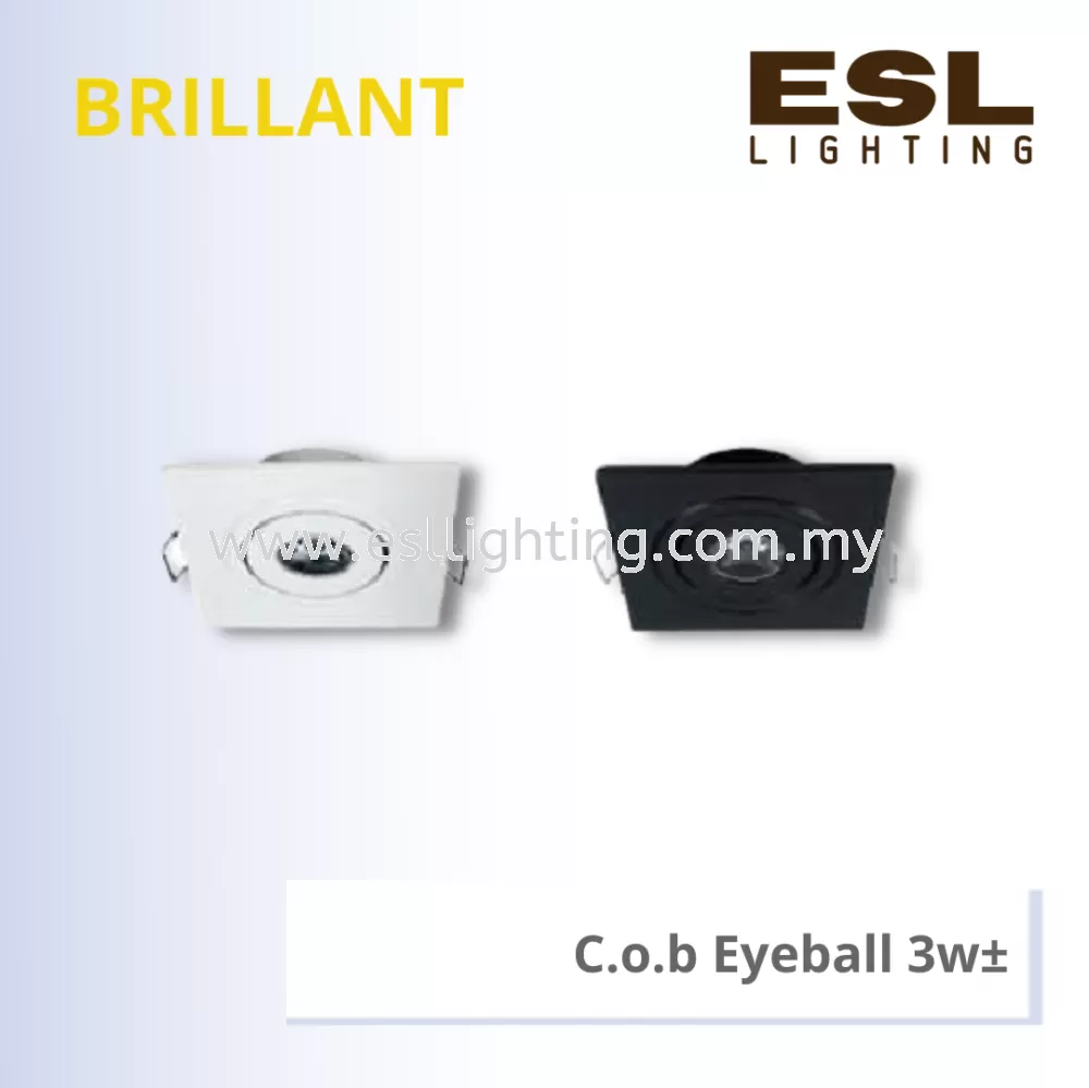 BRILLANT C.o.b Eyeball 3w - BML-017-SQ-3W