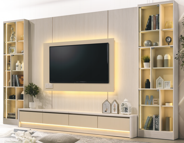 VD-2055 WALL STAND TV UNIT SET 2 (LCD SERIES)