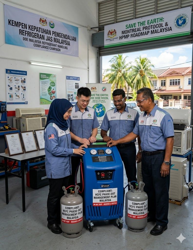 refrigerant handling environmental compliance Malaysia