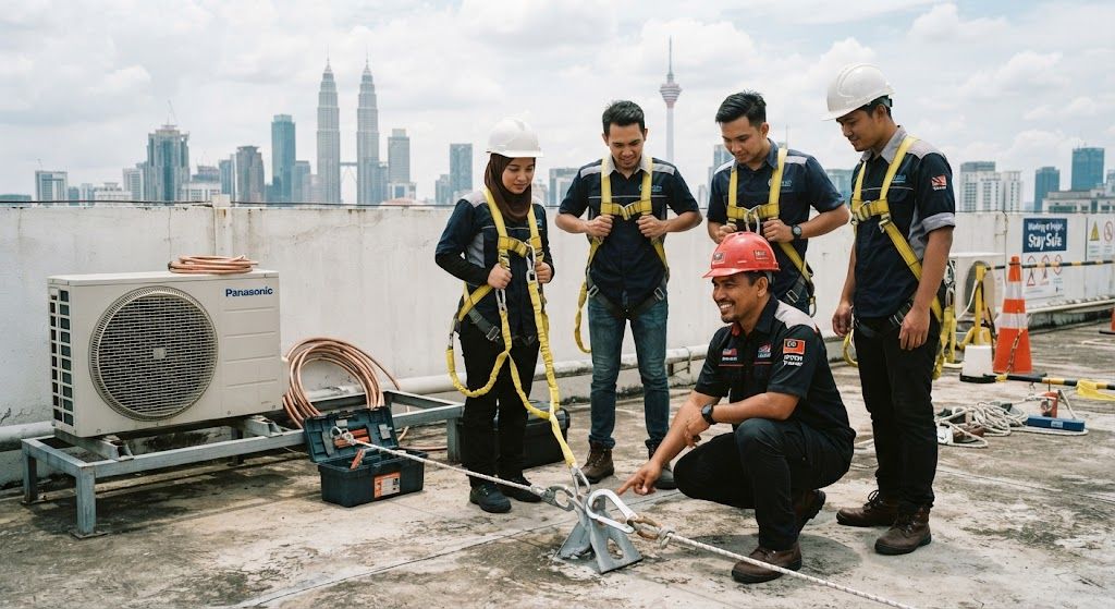 aircond installer height safety course Malaysia