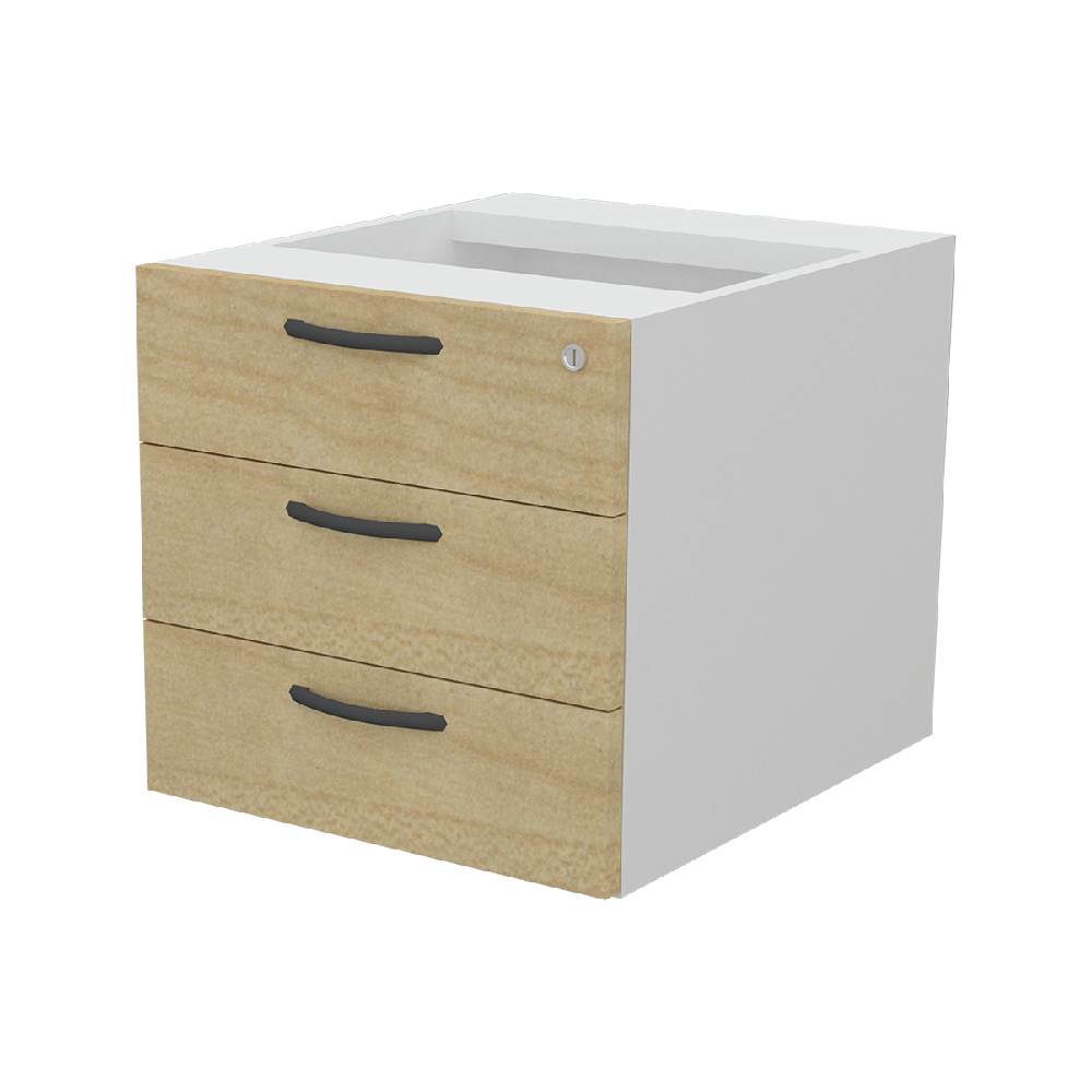 Fixed Pedestal 3D Model_ H3 400W x 466D x 480H mm