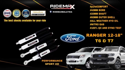 RIDEMAX FORD RANGER T6 / T7