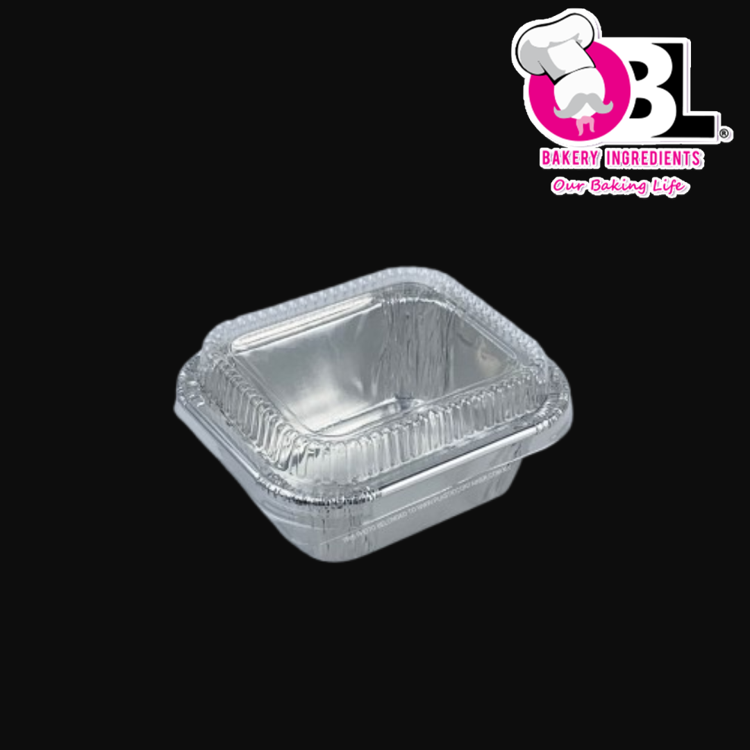104006 4330P SQ W/LID ALUM TRAY 10'S