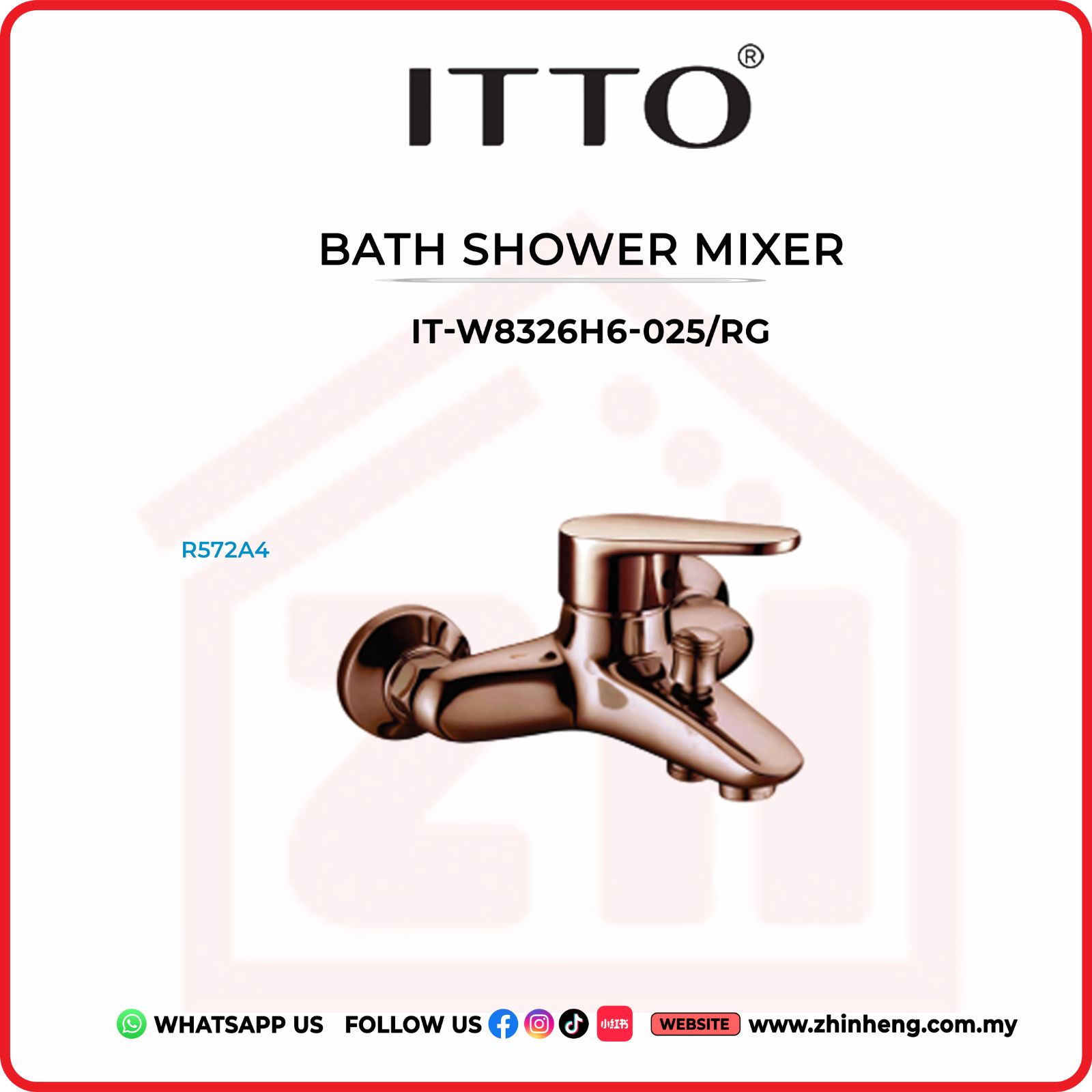ITTO BATH SHOWER  IT-W8326H6-025/RG