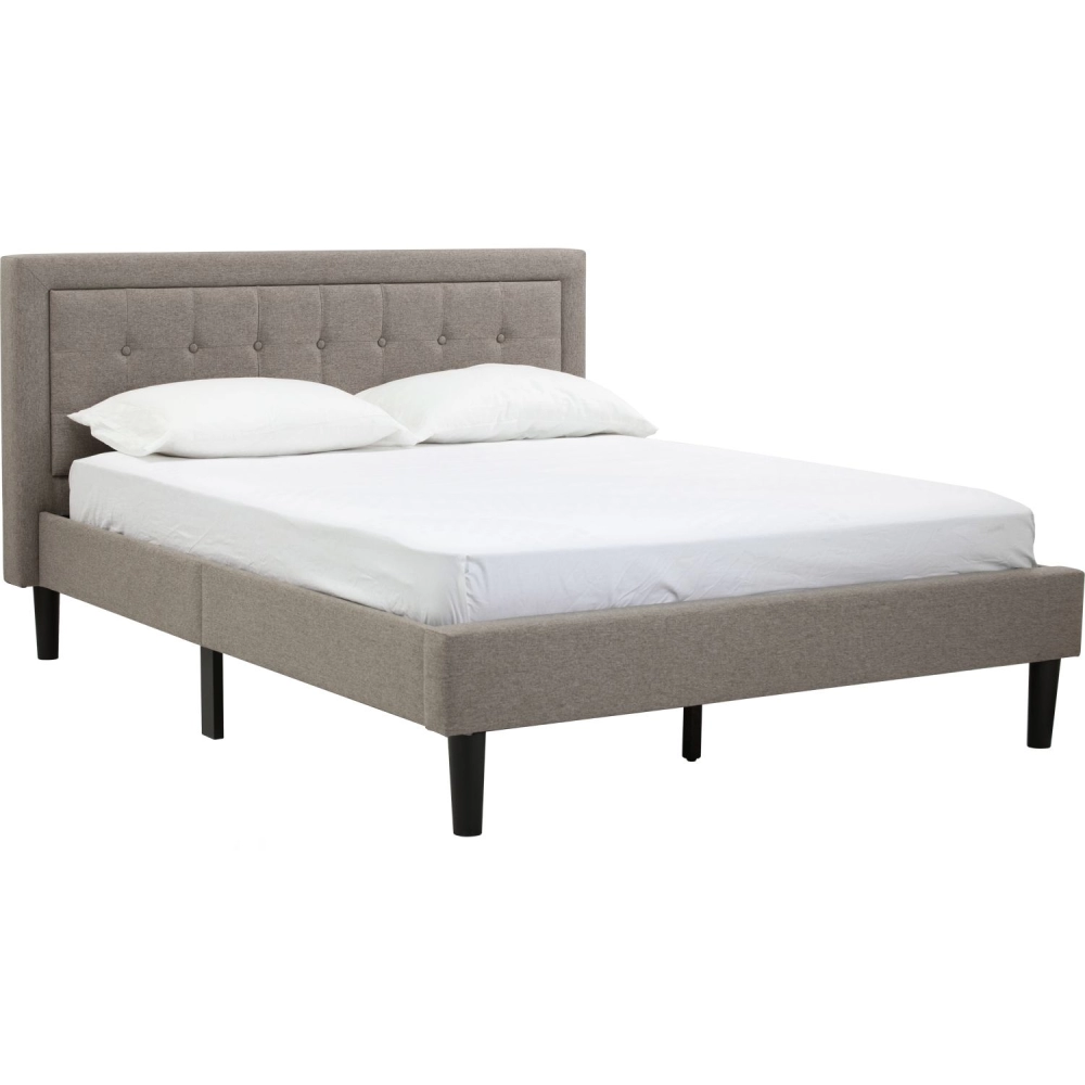 Hayden Bedframe Only - Beige (Queen Size)