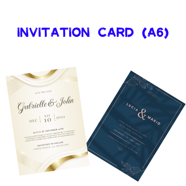 Invitation Card (A6)