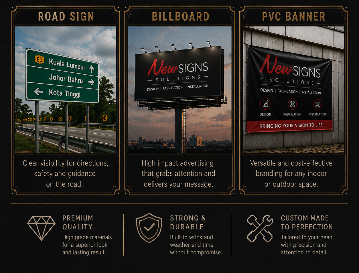 Road Sign / Billboard / PVC Banner