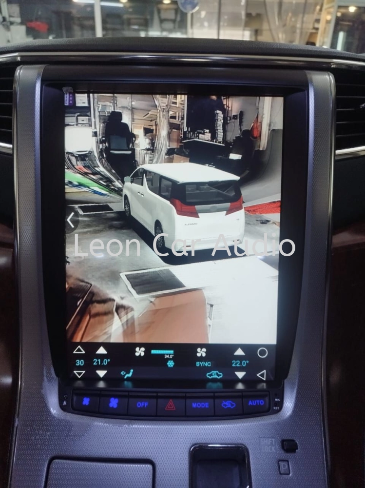 Toyota Vellfire Alphard anh20 home theater system oem 12.1" tesla android 4ram 64gb 360 3D panoramic view parking recorder camera player