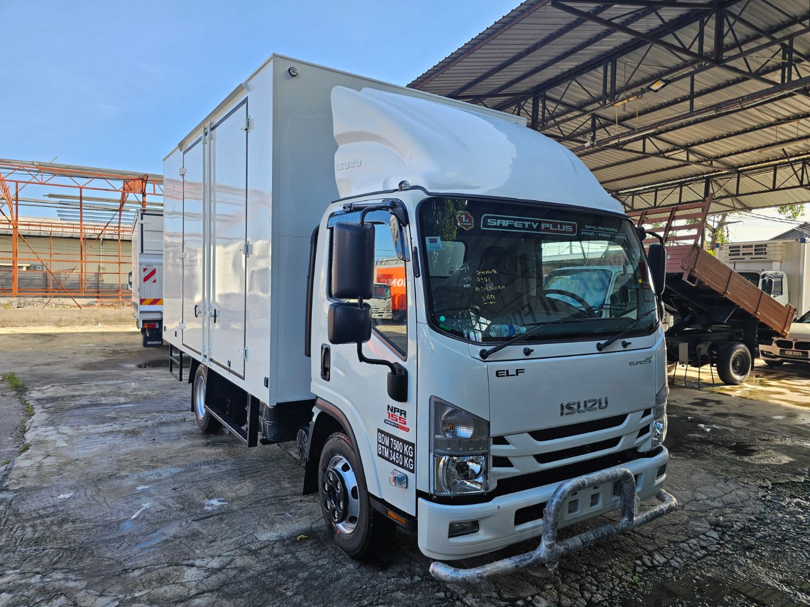 2026 ISUZU ELF NPR75UKH 5.2 MT (EURO4) ALUMINIUM BOX / BONDED 6DOOR DIRECT 3.0MM CHEQUE PLATE FLOORBOARD LORRY
