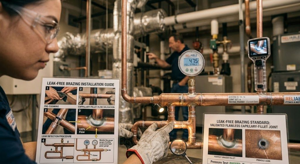 HVAC brazing leak-free installation guide