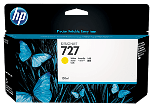 HP 727 130-ml Yellow DesignJet Ink Cartridge