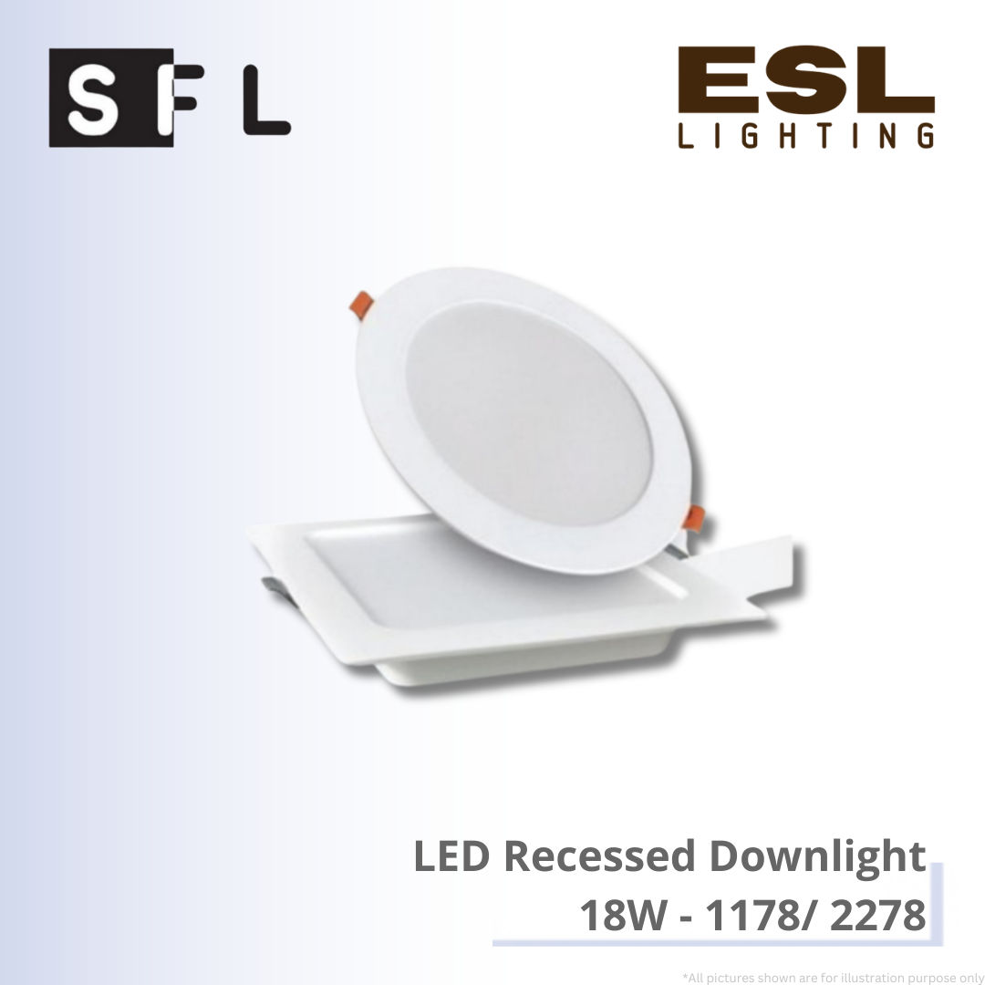 SFL LED Recessed Downlight 18W - 1178/2278