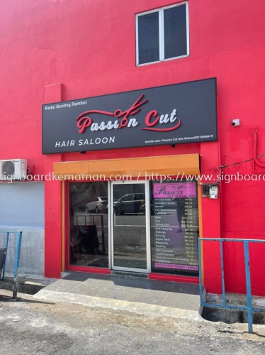 PASSION CUT OUTDOOR 3D BOX UP LED FRONTLIT SIGNAGE SIGNBOARD AT BANDAR SERI BANDI, JABUR KEMAMAN TERENGGANU MALAYSIA