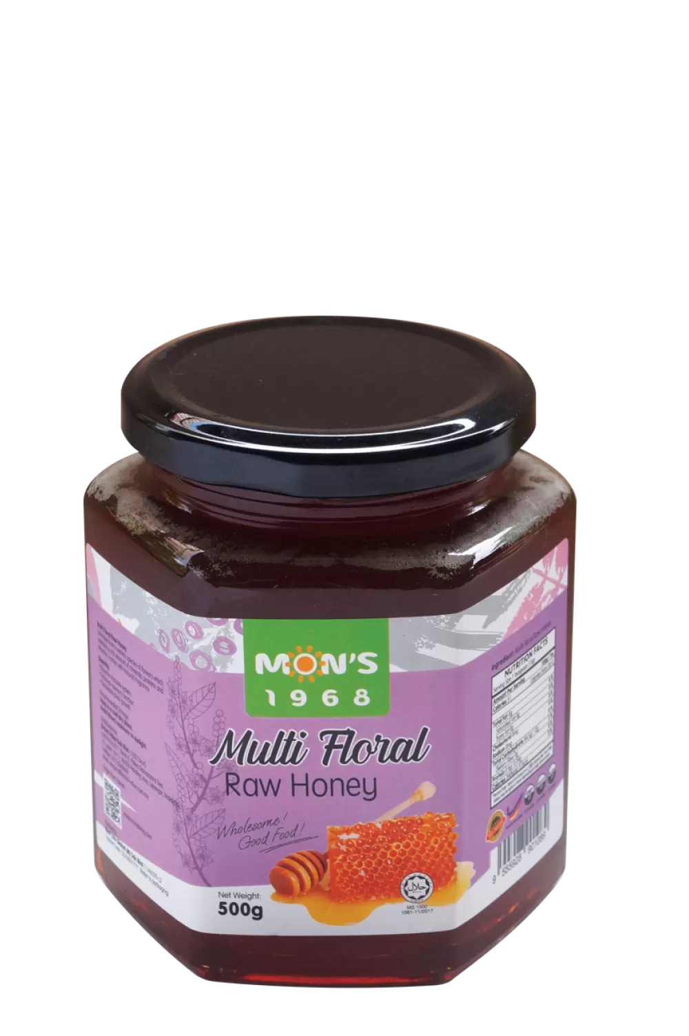 Mon's Multifloral Raw Honey 500g