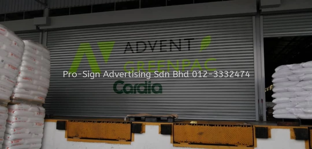 ROLLER SHUTTER HAND PAINTING (ADVENT PACKAGING, KLANG, 2019)