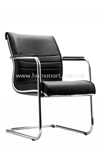 EMAXIM VISITOR DIRECTOR CHAIR | LEATHER OFFICE CHAIR SETIA ALAM SELANGOR