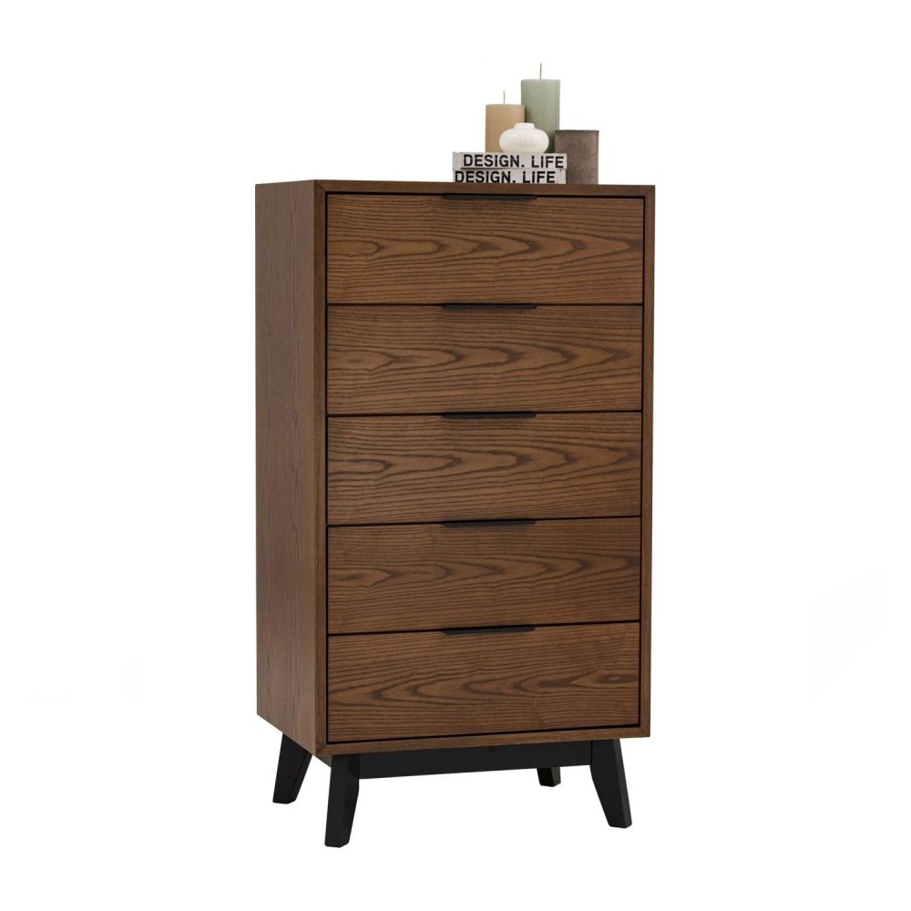 Malton 5 Drawer Cabinet (Wal)