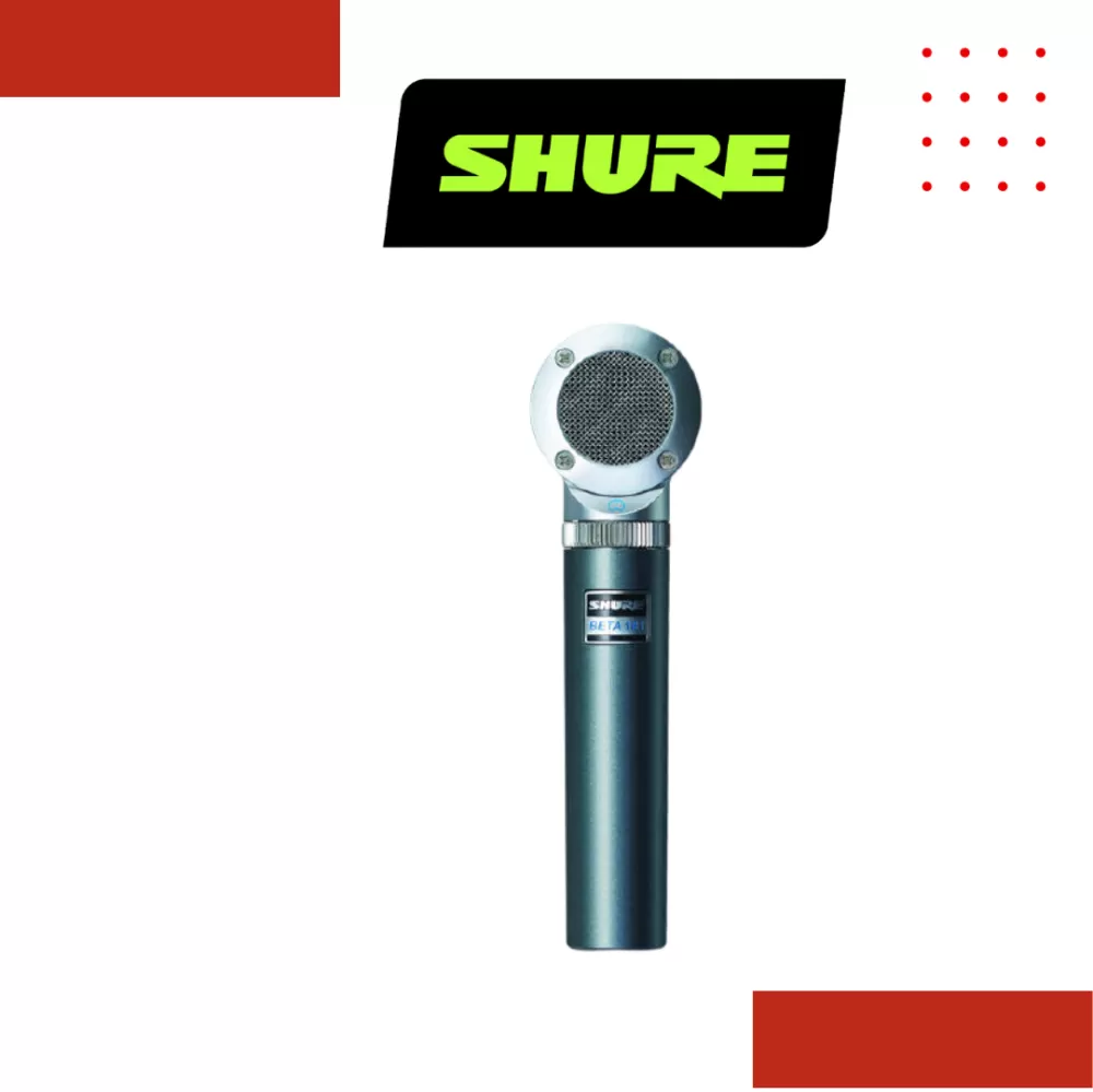 Shure BETA181 Side-Address Condenser Microphone with interchangeable capsules