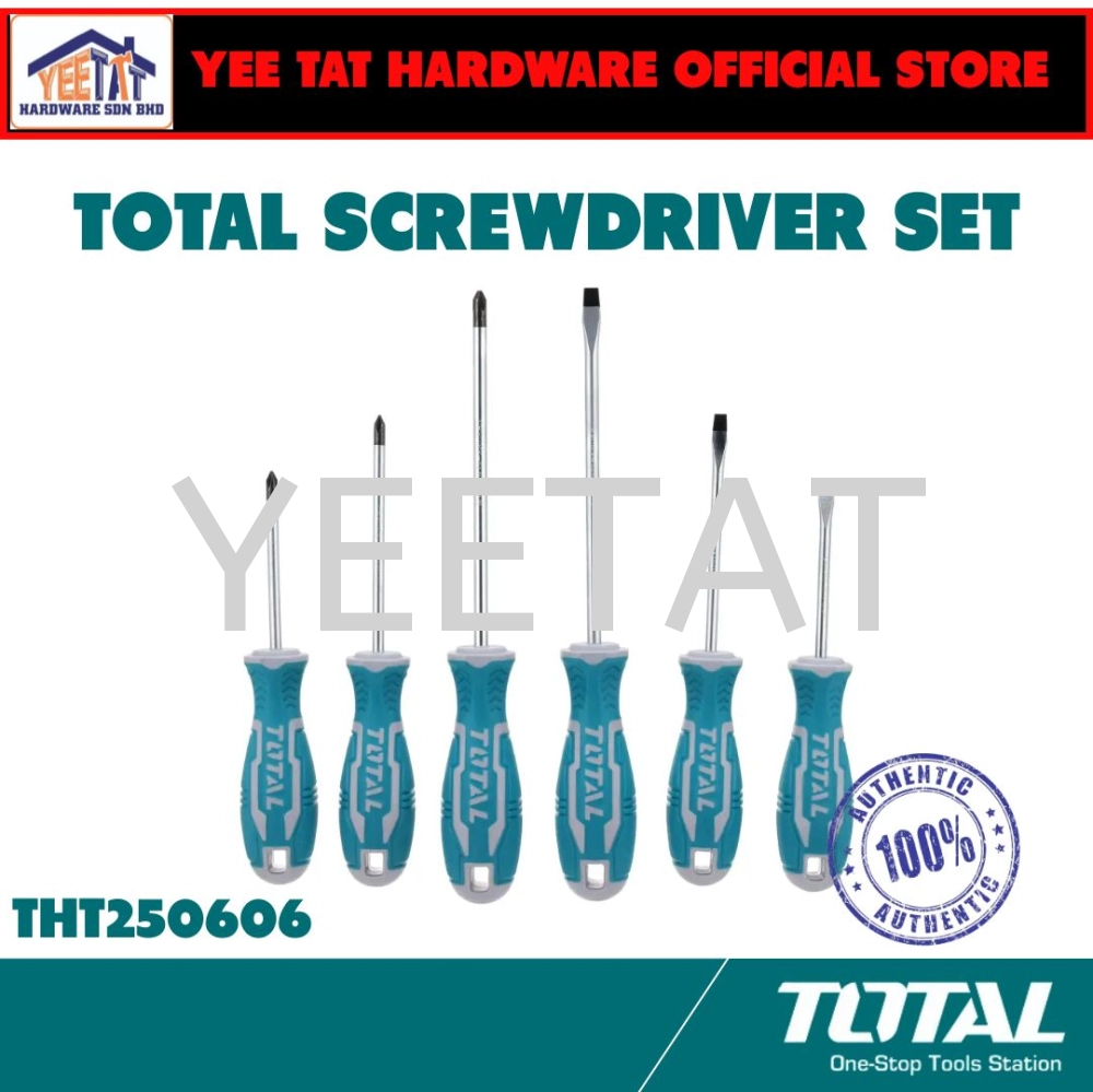 [ TOTAL ] THT250606 Screwdriver Set 6pcs