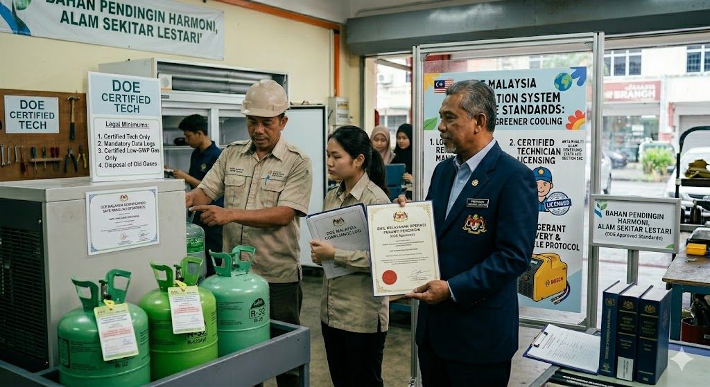 refrigeration system legal requirements Malaysia DOE