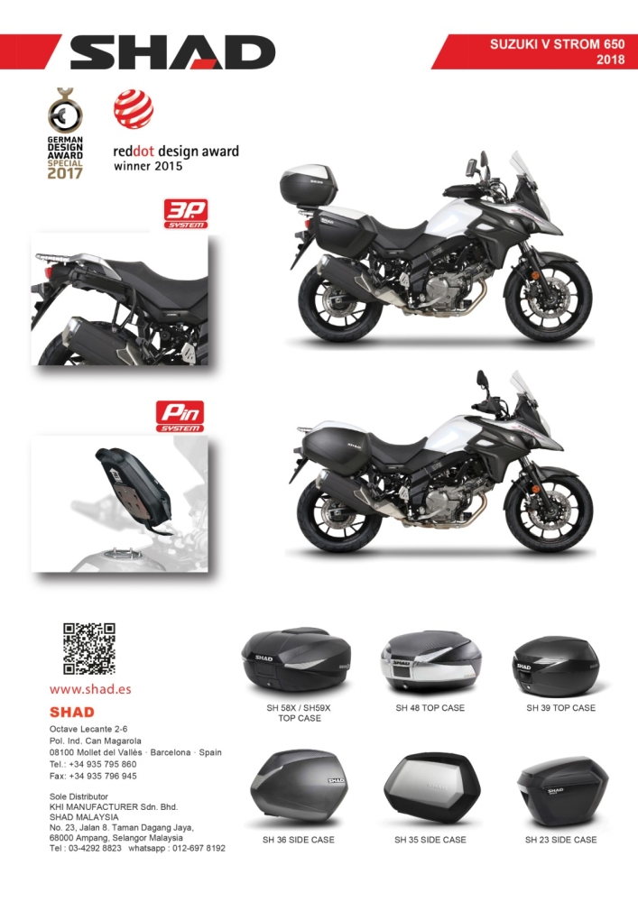 SUZUKI V-STROM 650 17-18