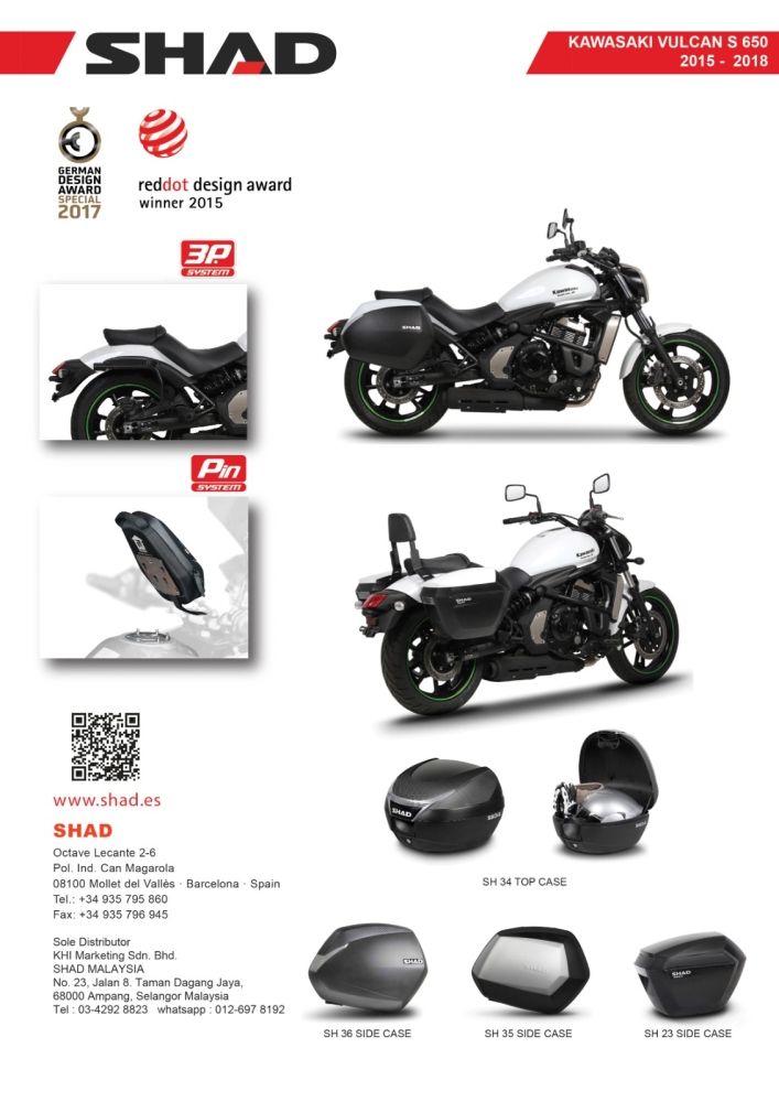 Kawasaki Vulcan S 650 15-18