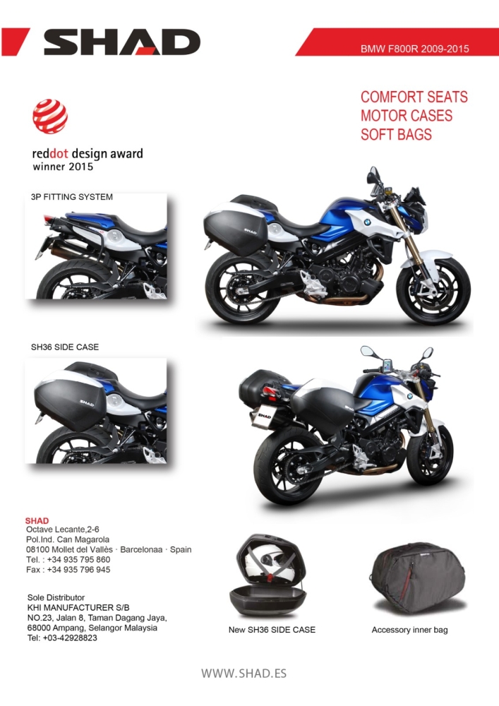 BMW F800R '09-'15