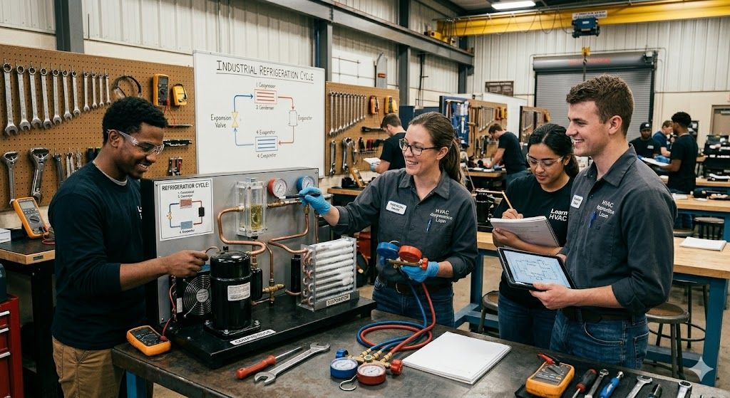 Industrial HVAC refrigeration training