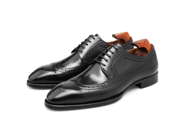 Formal Derby Leather Shoes   - WH BESPOKE ES PARTNER TAILOR
