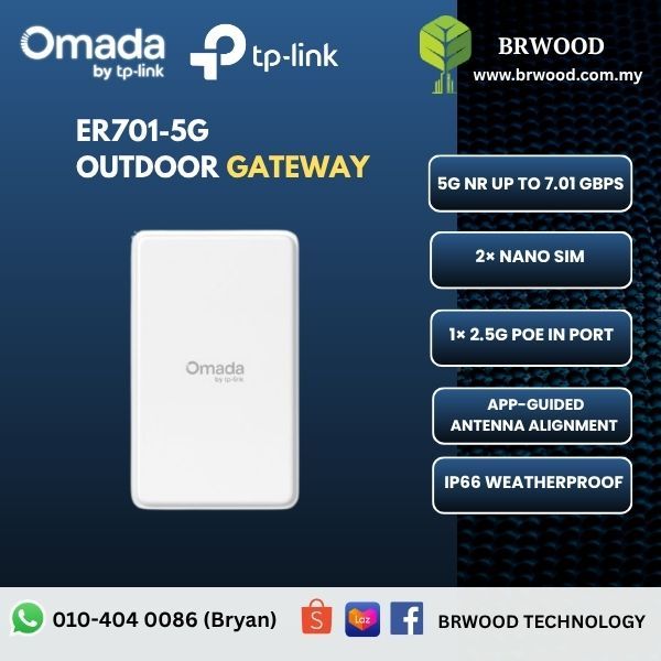 OMADA TP-LINK ER701-5G: Outdoor Gateway