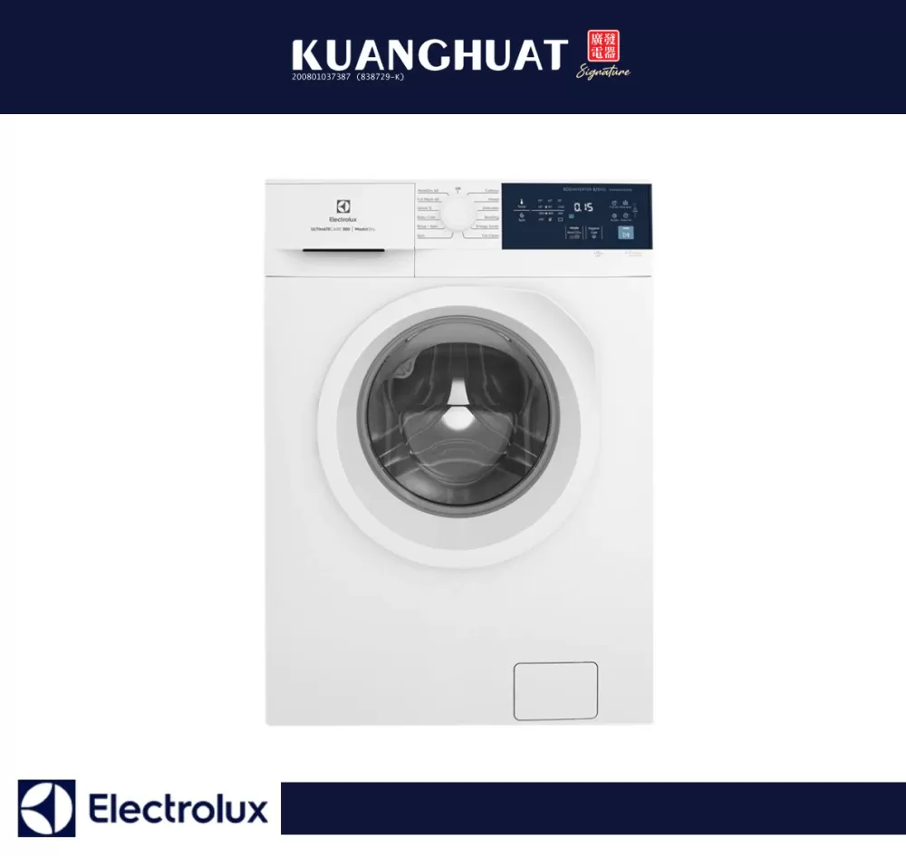 [PRE-ORDER 7 DAYS] ELECTROLUX 8/5kg Front Load Washer Dryer EWW8024D3WB