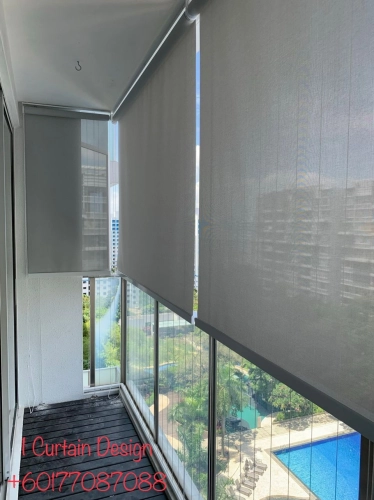 I Curtain Outdoor Roller Blinds