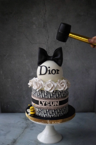 Dior Chocolate Pinata Cake