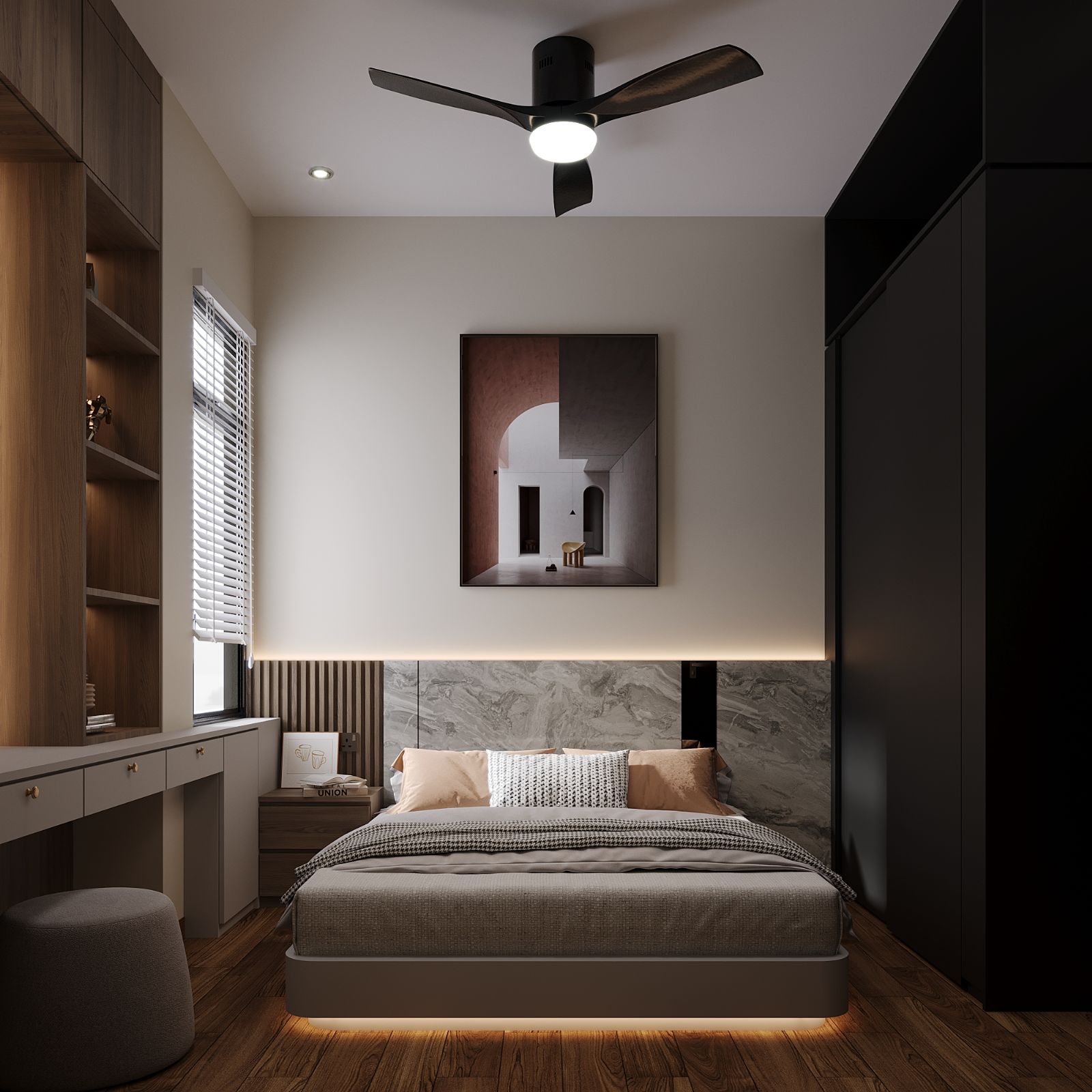 BEDROOM - SILVER - PYX