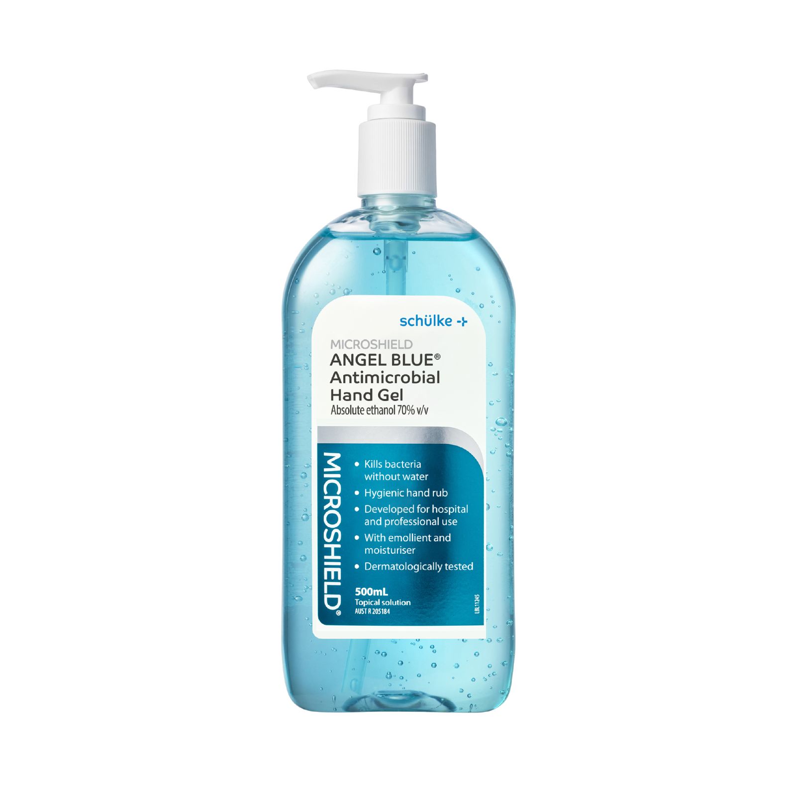 Schulke Microshield Angel Blue庐 Antimicrobial Hand Gel 500ml