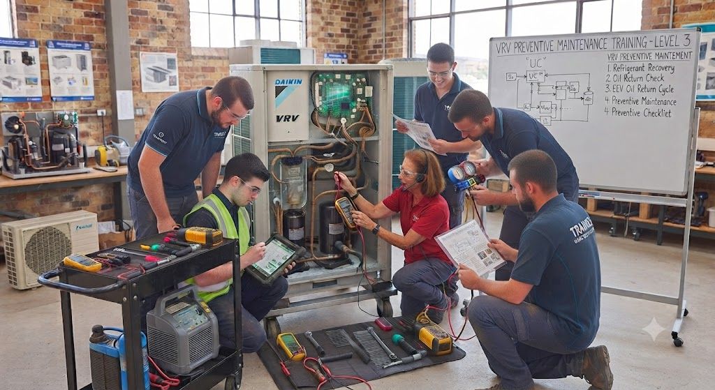 VRV HVAC preventive maintenance training