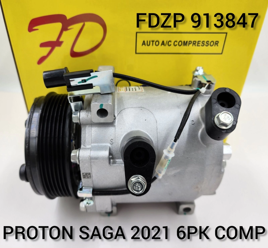FDZP 913847 P/Saga 21Y .AC ATC 6PK Compressor (NEW)