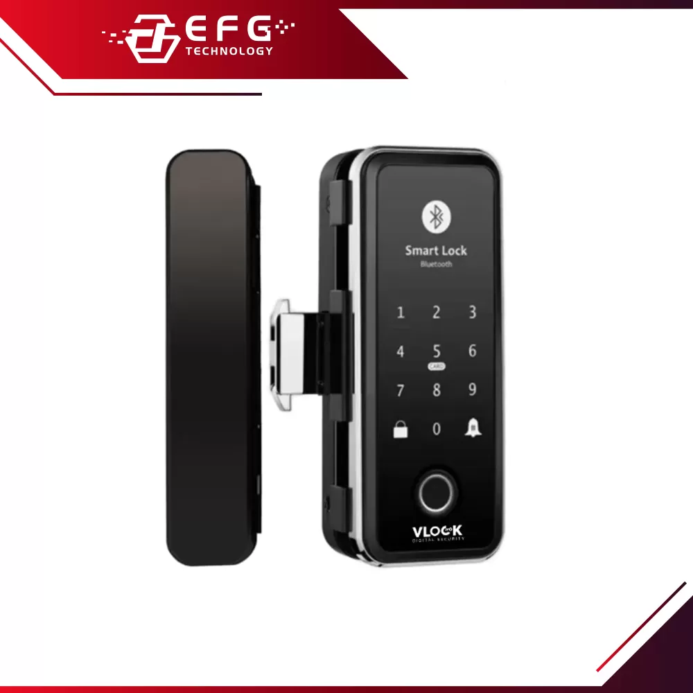 Smart E15 Bluetooth Door Lock for Glass Door