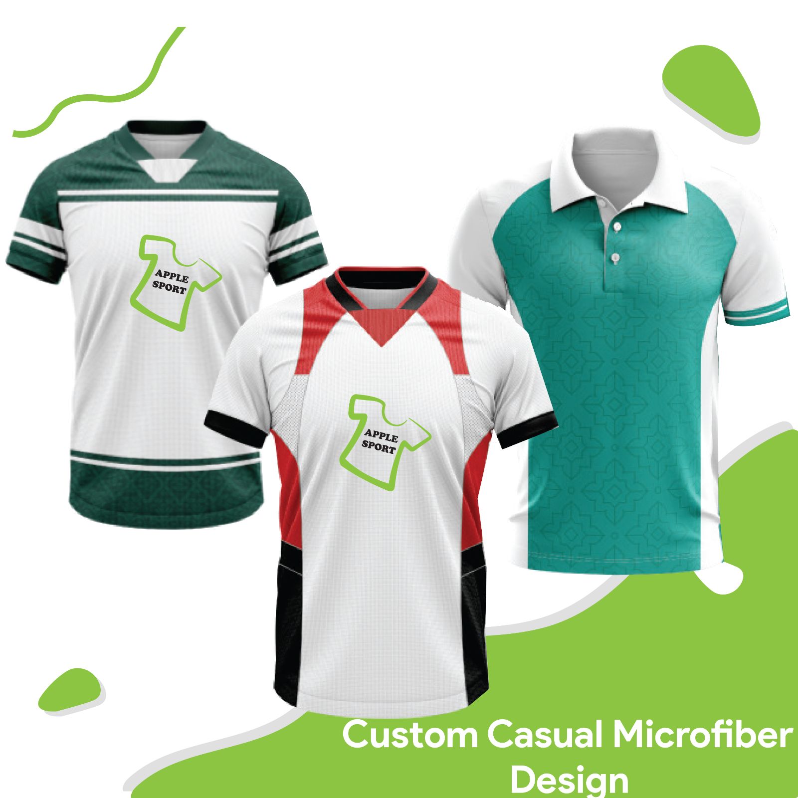 Custom Casual Microfiber Jersey