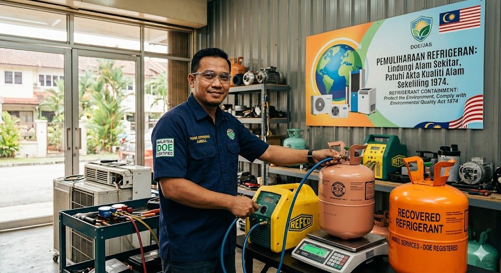 refrigerant emission containment best practices Malaysia