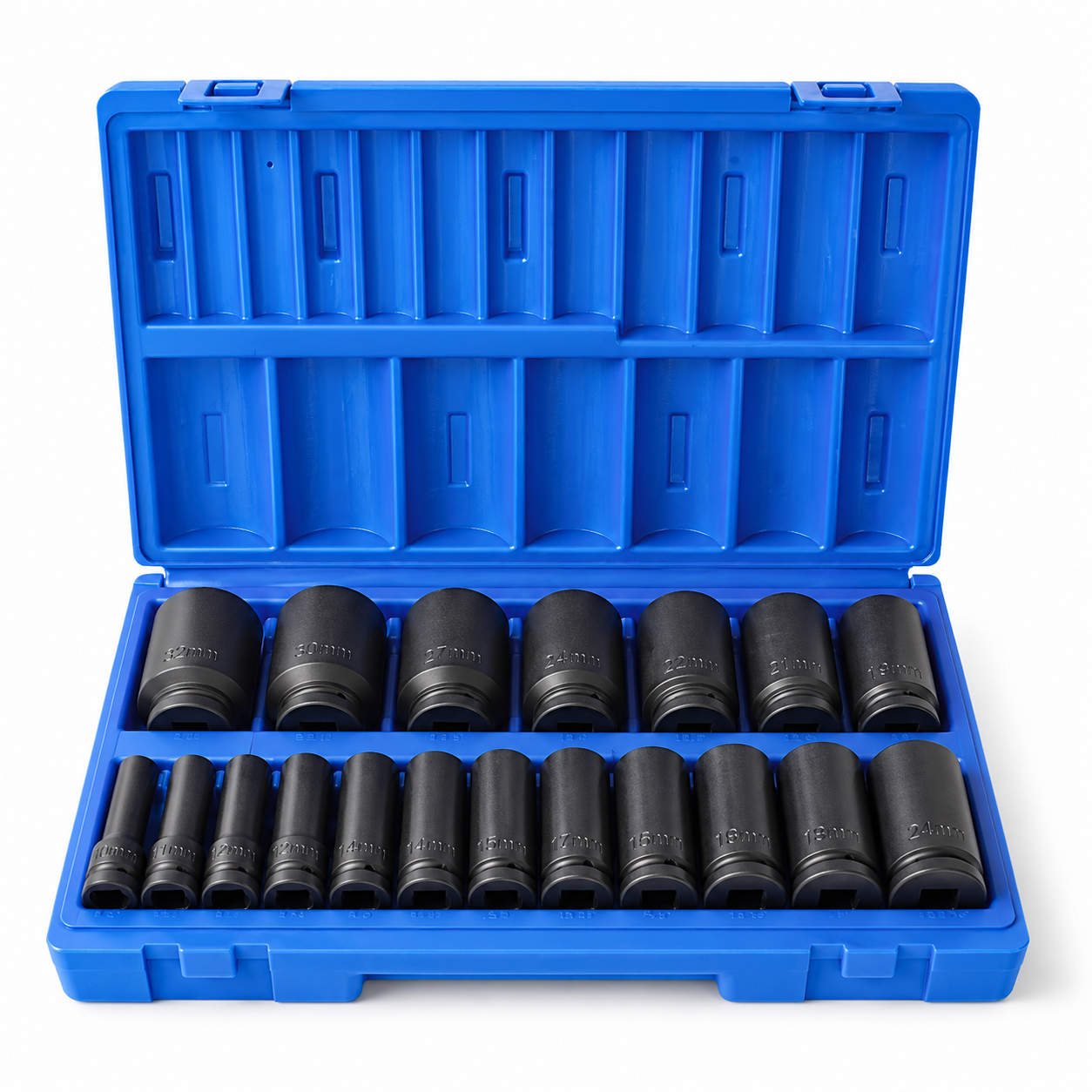 Professional 6-Point Deep Impact Socket Set