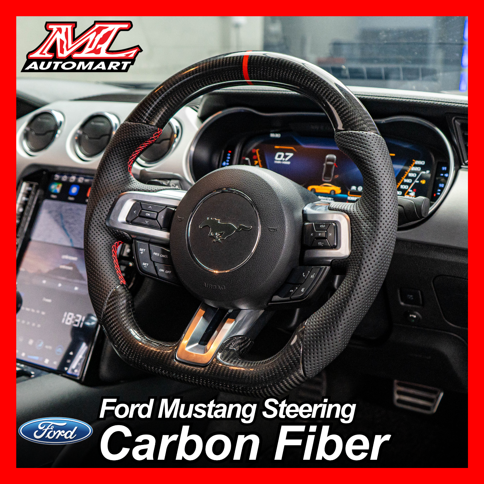 Ford Mustang Carbon Fiber Steering Frame