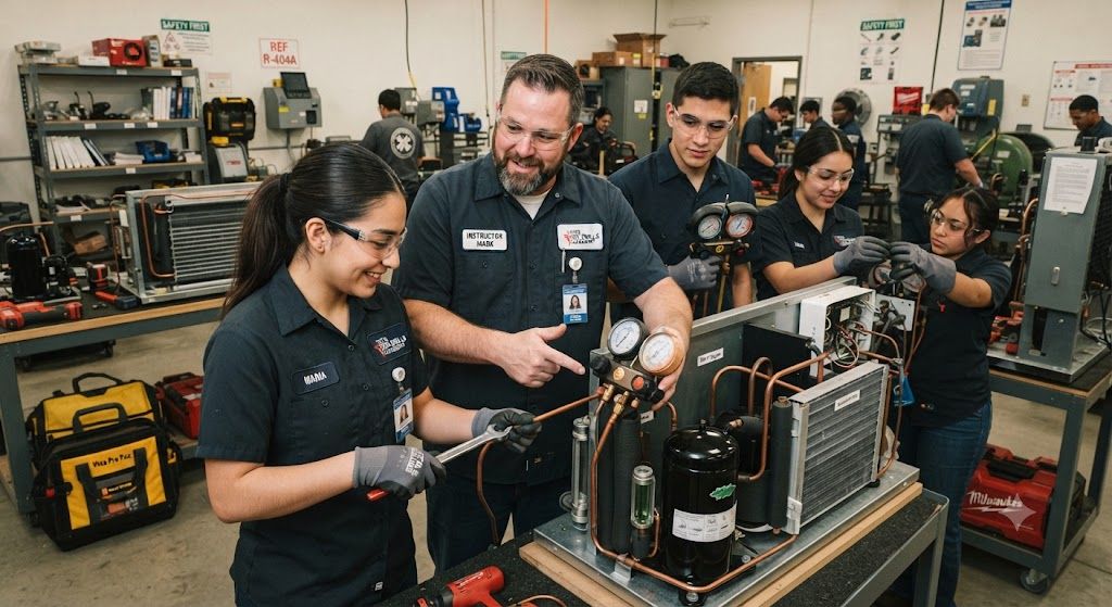 Refrigeration system installation course