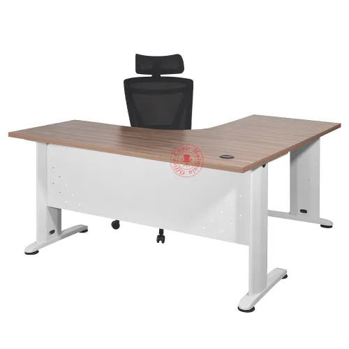 L1500/600 x W1500/600 L-Shape Office Table | Meja Pejabat | Meja Office